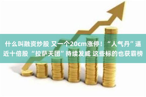 什么叫融资炒股 又一个20cm涨停！“人气丹”逼近十倍股 “拉萨天团”持续发威 这些标的也获霸榜