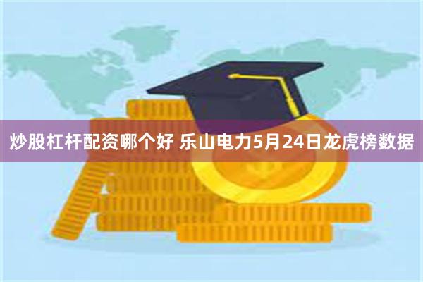 炒股杠杆配资哪个好 乐山电力5月24日龙虎榜数据