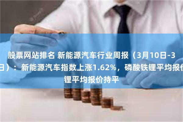 股票网站排名 新能源汽车行业周报（3月10日-3月14日）：新能源汽车指数上涨1.62%，磷酸铁锂平均报价持平